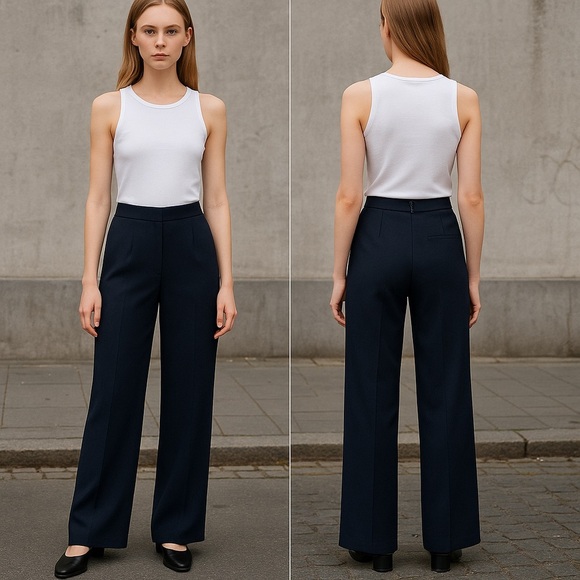 “Vintage St Michael by Marks & Spencer – Made in the UK”.
Wide leg size M - Picture 10 of 11